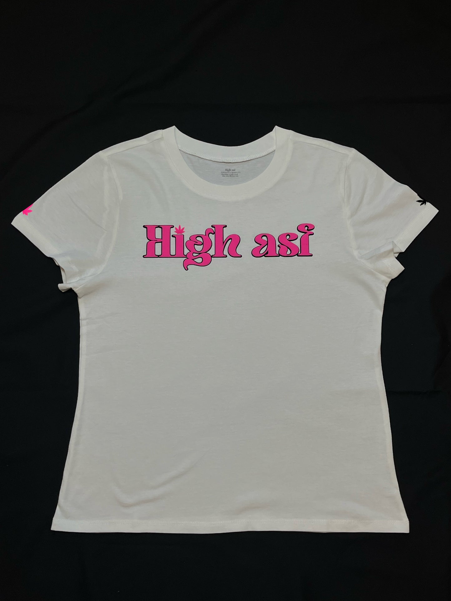 Women’s Pink Puff Fitted Tee
