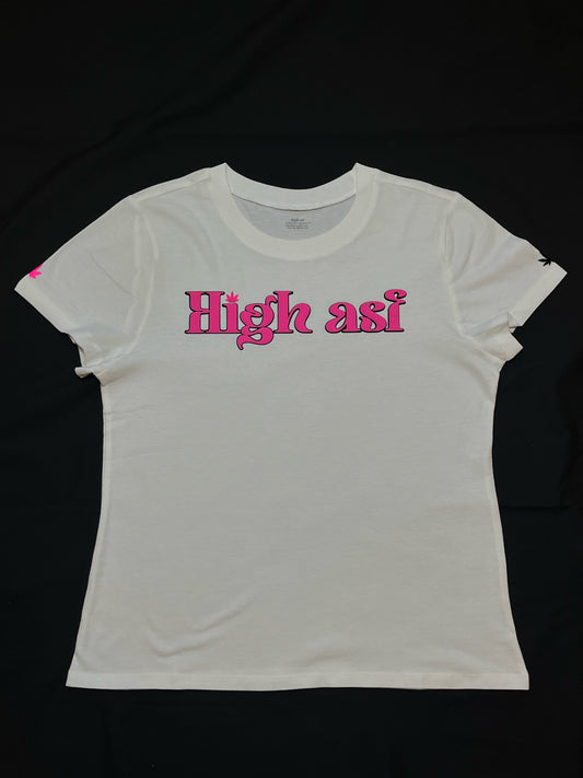 Women’s Pink Puff Fitted Tee